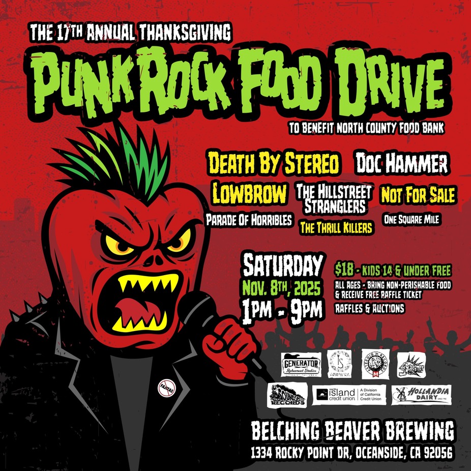 Punk Rock Food Drive event photo