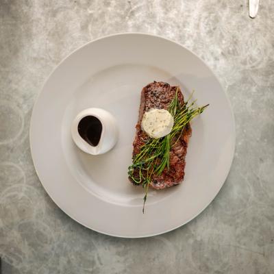 New York strip steak.