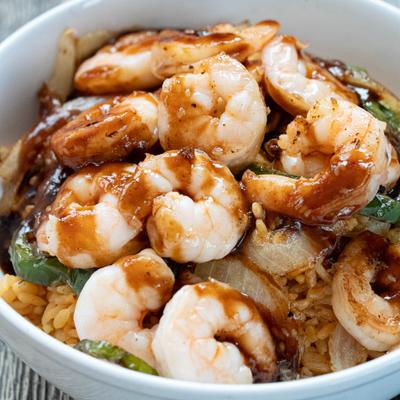 Shrimp Rice Bowl.