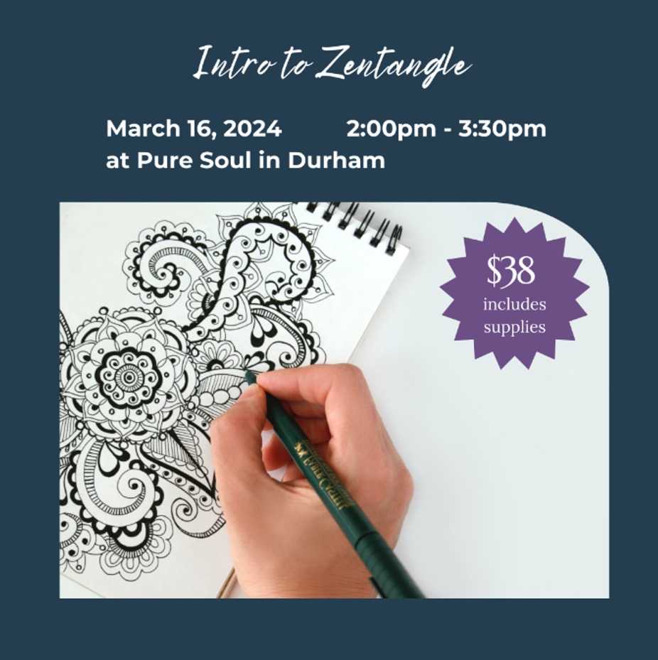 Intro to Zentangle (Meditative Drawing) event photo