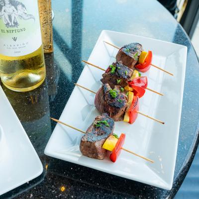 Grilled Filet Mignon and Veggie Skewers