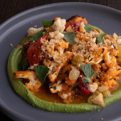 Roasted Cauliflower.