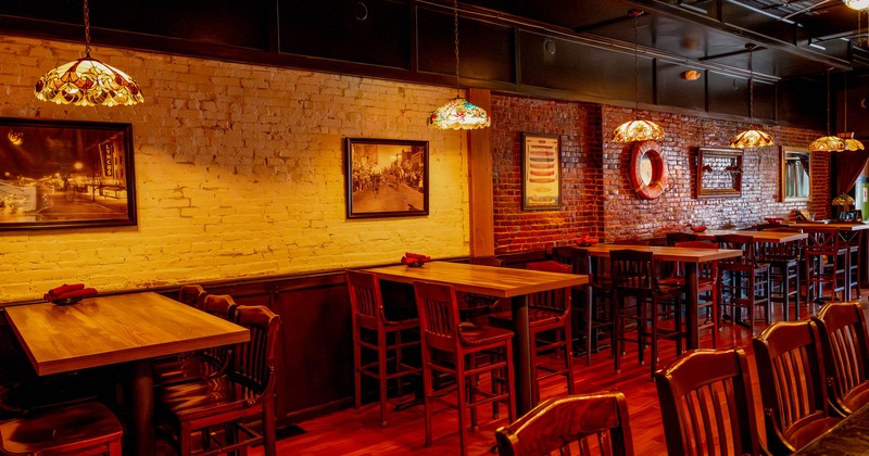 Interior, dining area