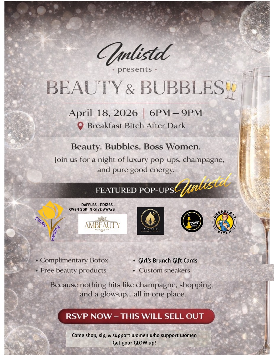 BEAUTY & BUBBLES event photo