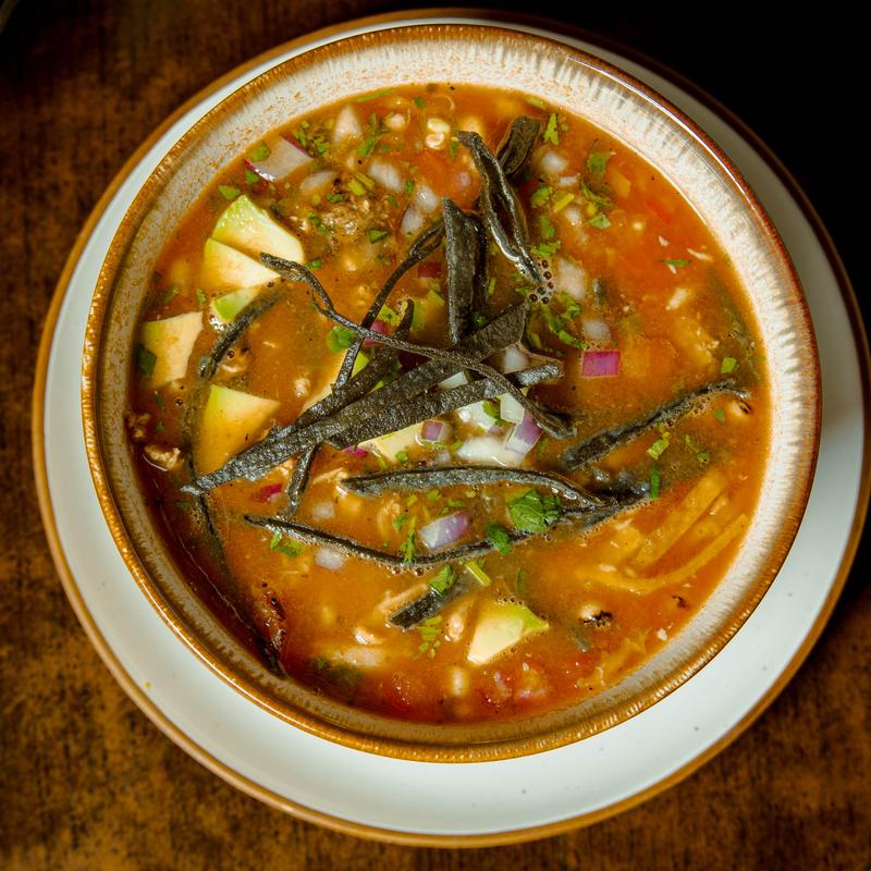 menu item 8 of 13, Chicken Tortilla Soup (rojo or Verde)