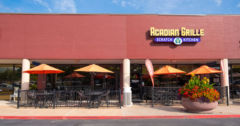 Exterior, entrance area and patio