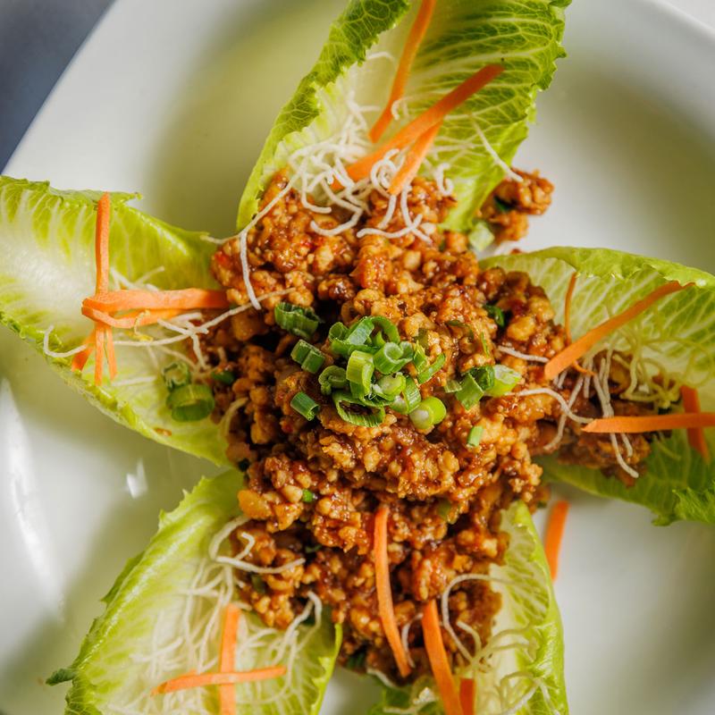 Gourmet Chicken Lettuce Spoons photo