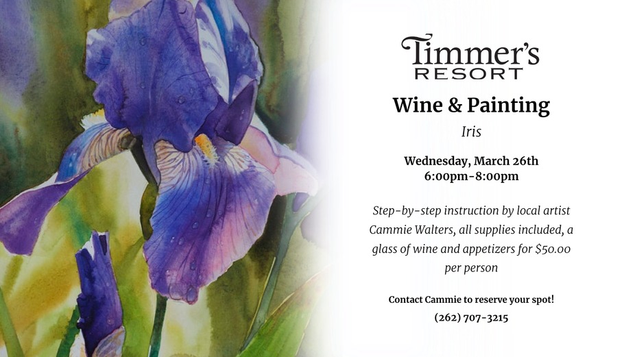 Wine & Painting - Iris event photo