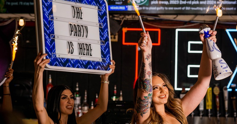 Party bottle service staff