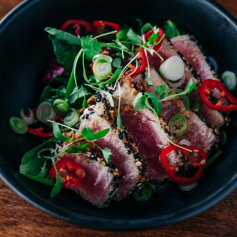 menu item 6 of 28, Tuna Tataki* (S, GF)