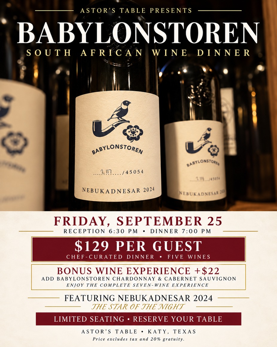 BABYLONSTOREN SOUTH AFRICAN WINE DINNER event photo