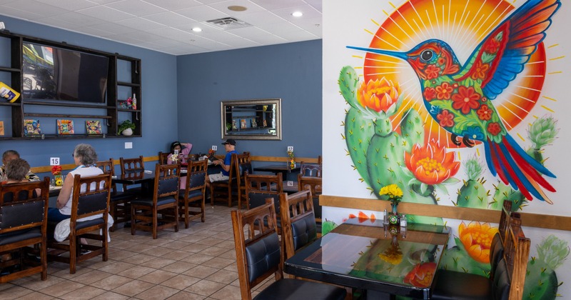 Interior, dining space
