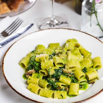 Rigatoni Salsiccia E Broccoli.