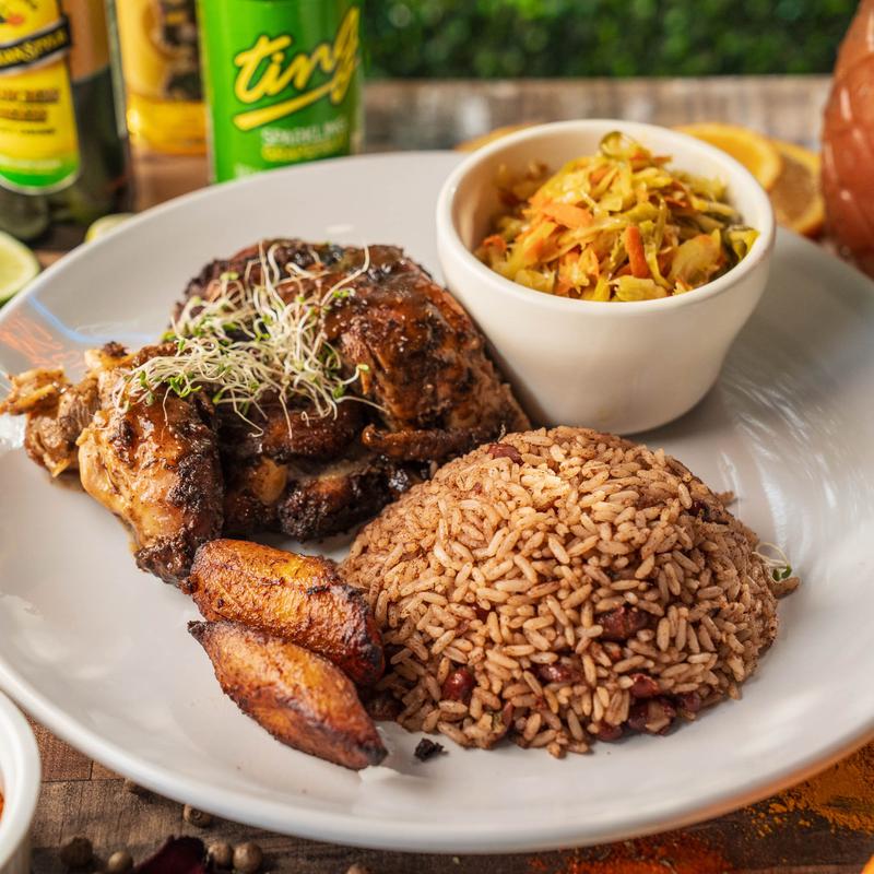 Beautifully Charred & Smoked Jerk Chicken photo