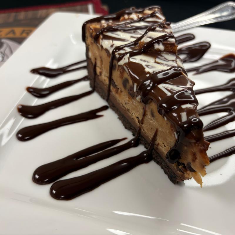 Peanut Butter Pie Made with Reese's Peanut Butter Cups Candy photo