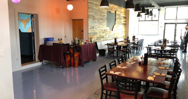 Interior, big windows