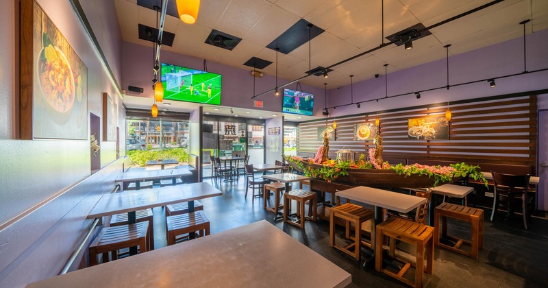 Interior, dining area