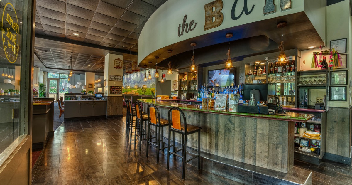 Interior, bar area