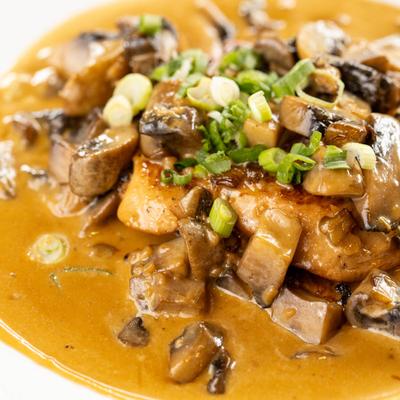 Chicken Marsala.