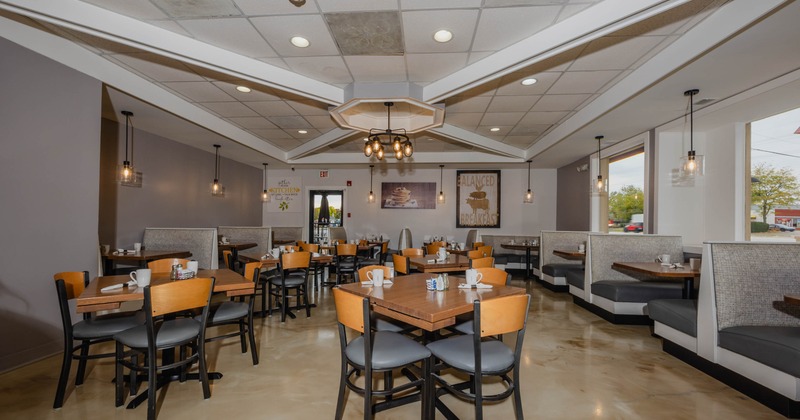 Interior, dining area