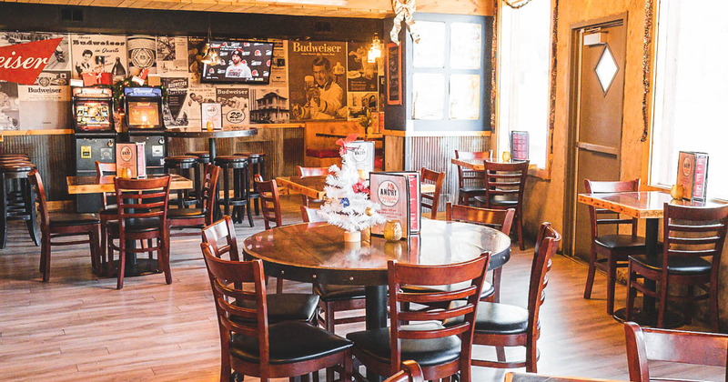 Interior, dining area