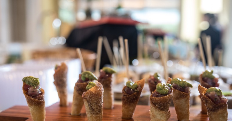 Pastry-wrapped dish served on plate