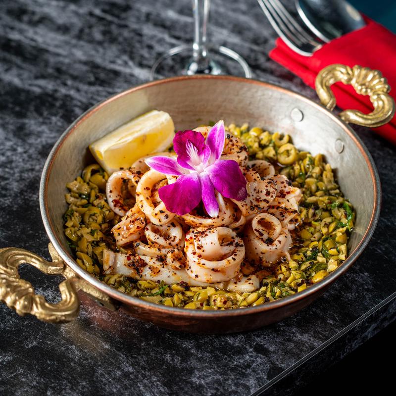 menu item 21 of 22, Calamari Meze