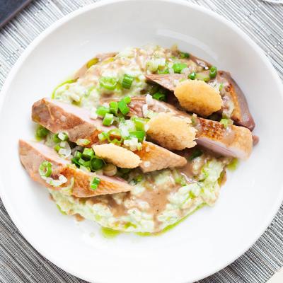 Risotto with duck
