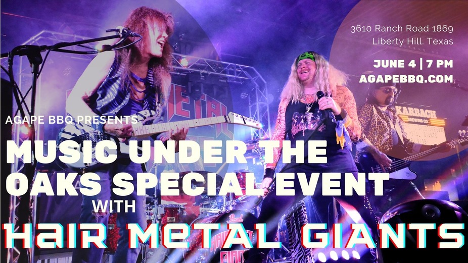 SPECIAL EVENT - Music Under The Oaks with Hair Metal Giants event photo