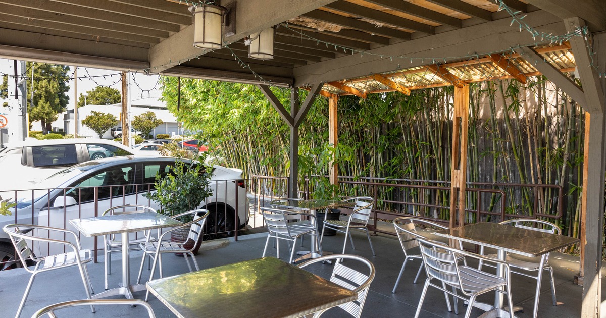Exterior, covered patio area
