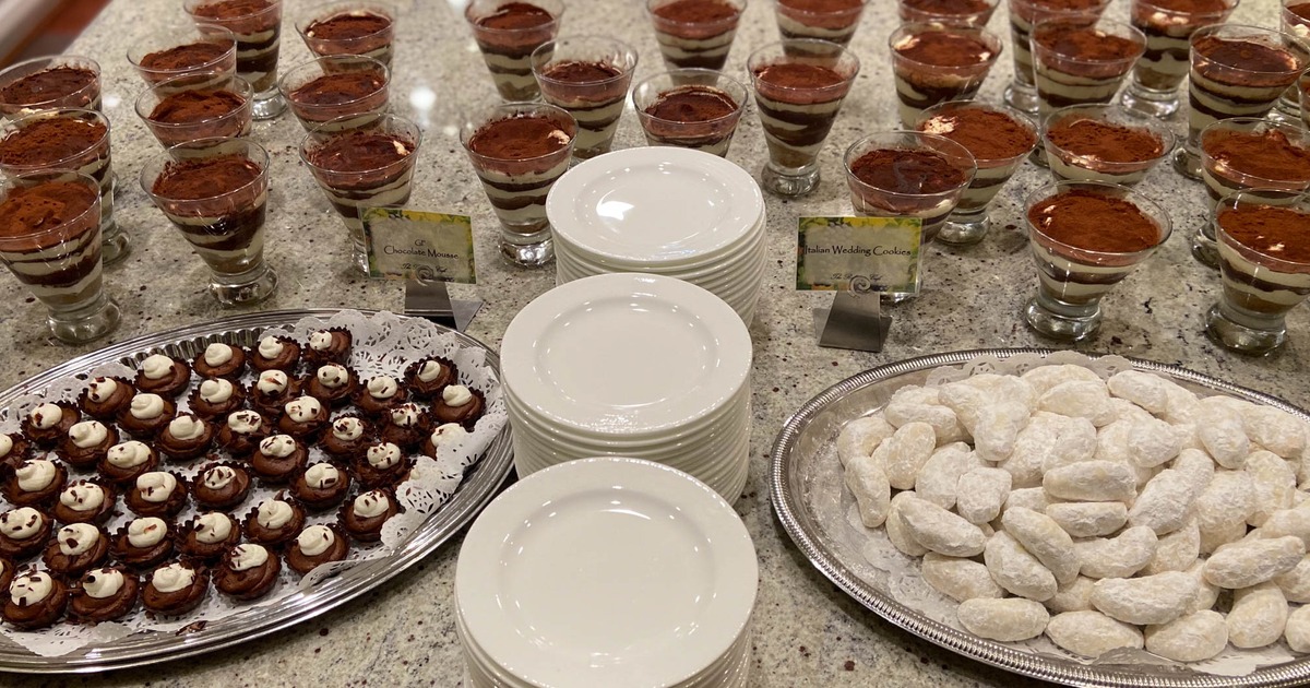 Catering desserts