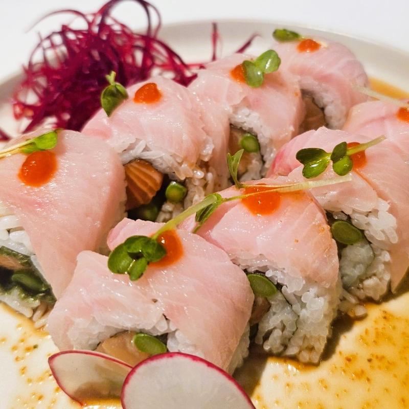 menu item 46 of 85, Hamachi Salmon Roll
