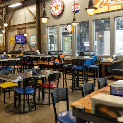 Interior, dining area