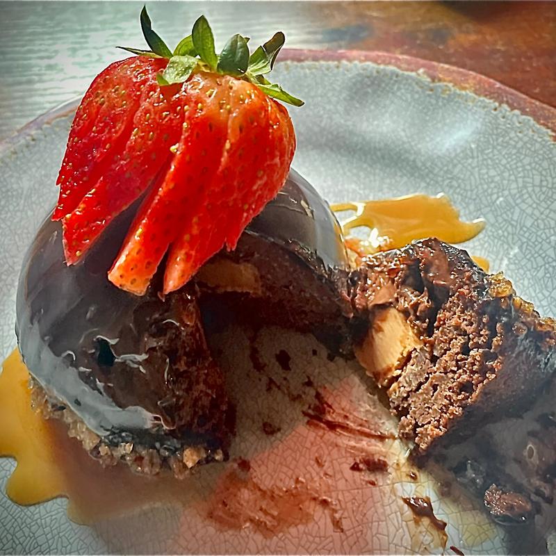 Hazelnut Chocolate Dome photo