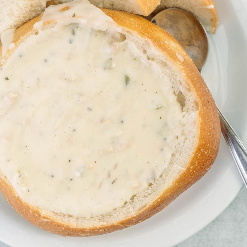 Clam Chowder Breadbowl photo