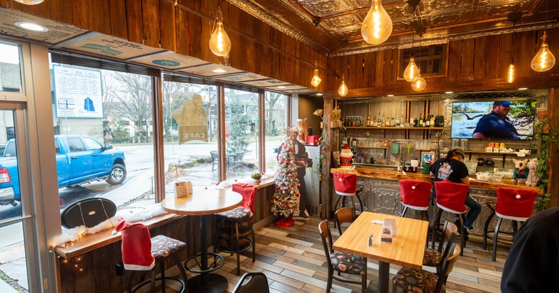 Interior, dining area