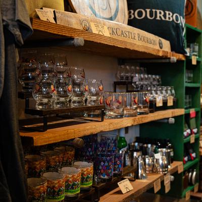 Merchandise area.