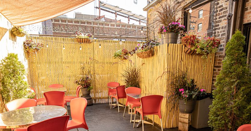 Restaurant exterior, patio