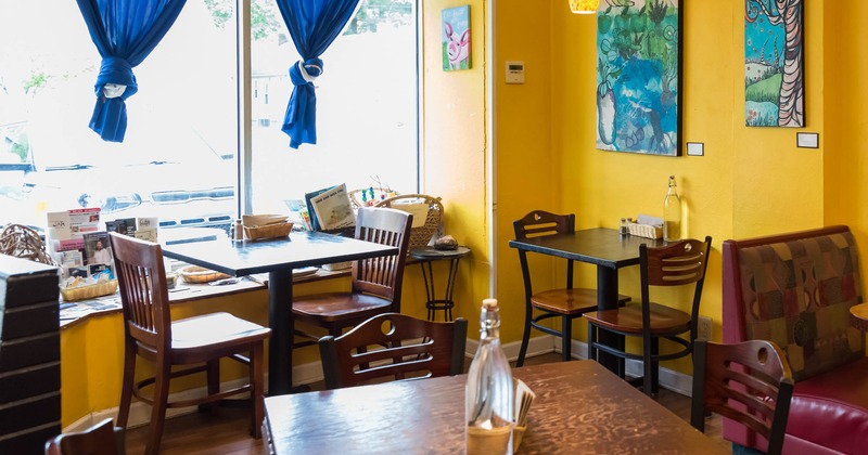 Interior, dining area