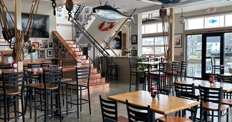 Cozy interior dining area