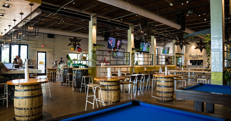 Interior, main seating area