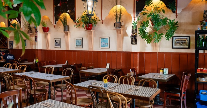 Interior seating area