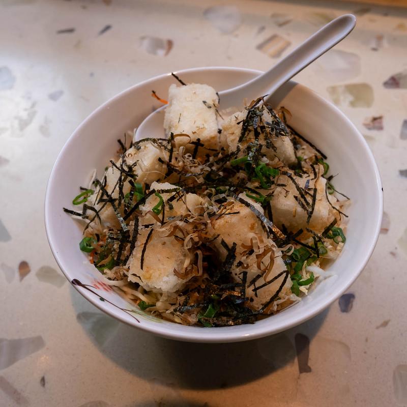 menu item 1 of 28, Agedashi Tofu