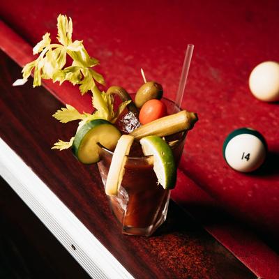 Bloody mary, side view
