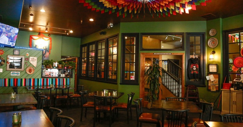 Interior, dining area