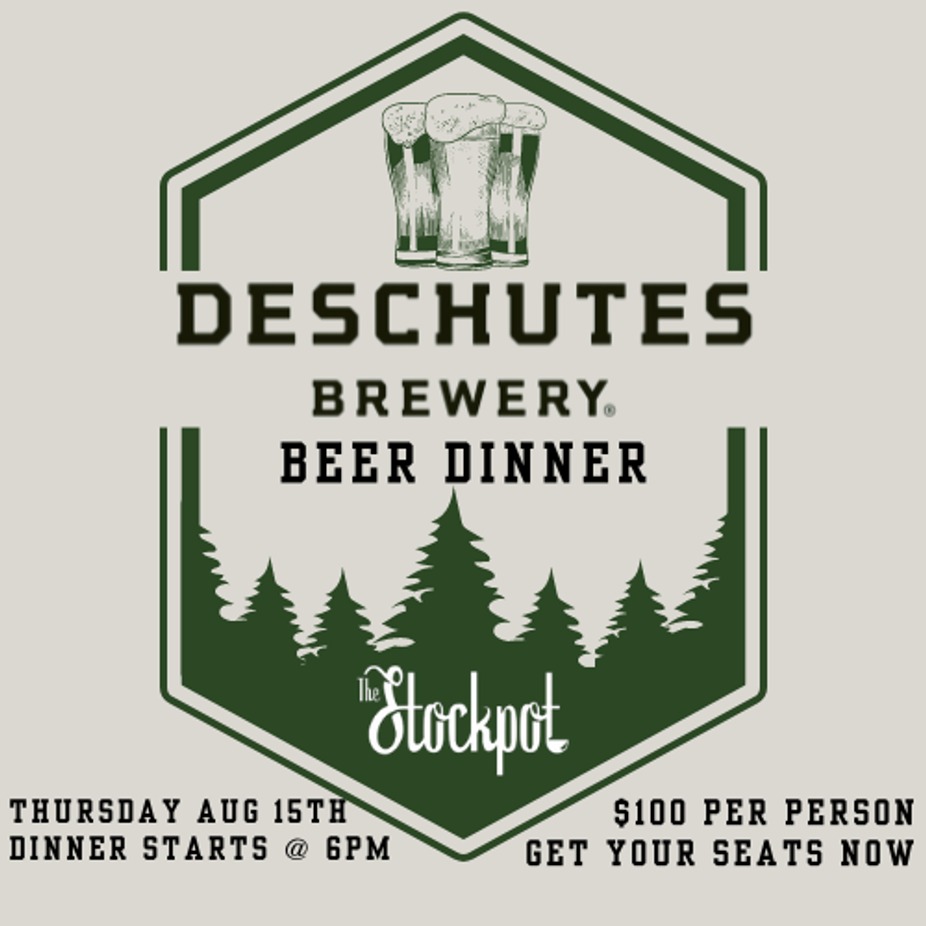 Deschutes Beer Dinner at The Stockpot VB event photo