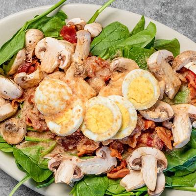 Spinach salad.