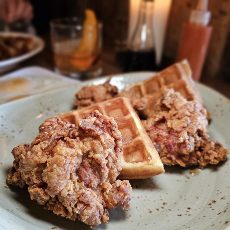 menu item 8 of 9, Chicken & Waffles