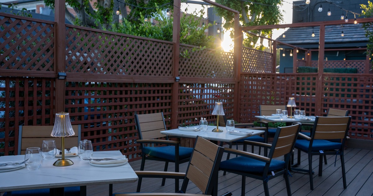 Outdoor seating area