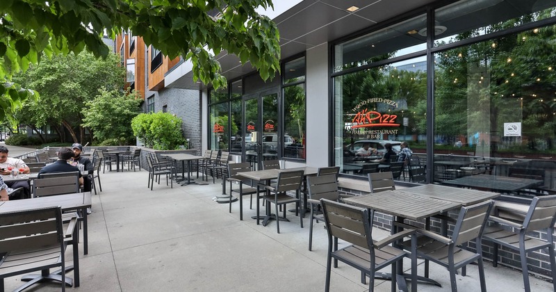 Exterior, tables and chairs on patio